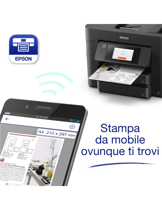 Epson WorkForce Pro WF-4830DTWF Multifunzione inkjet wireless A4