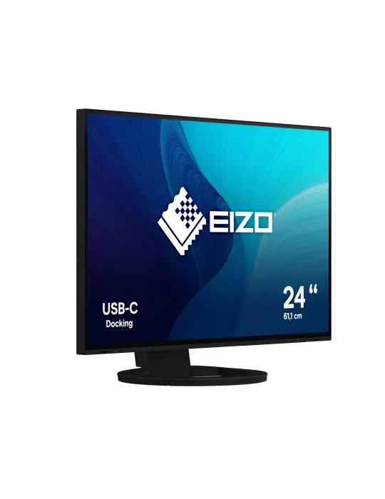 EIZO FlexScan EV2485 monitor 24" per progettazione CAD e 3D - NERO