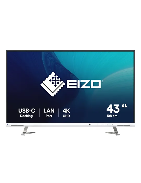 EIZO FlexScan EV4340X monitor 42.5" per progettazione CAD e 3D - BIANCO