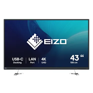 EIZO FlexScan EV4340X monitor 42.5" per progettazione CAD e 3D - NERO