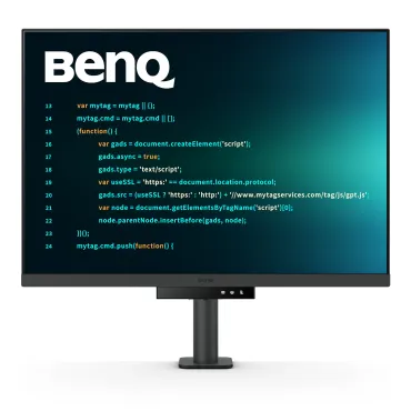 BenQ RD280UA Monitor 28,2" 4K con retroilluminazione e braccio flessibile per programmatori