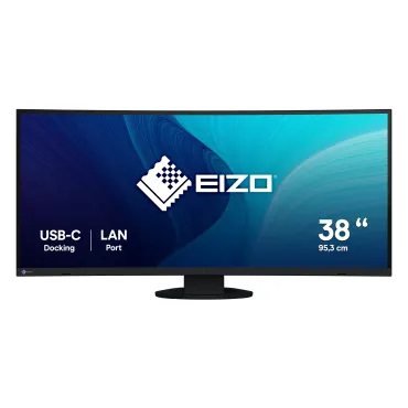 EIZO FlexScan EV3895 monitor 37,5" Curvo UltraWide per progettazione CAD e 3D - NERO