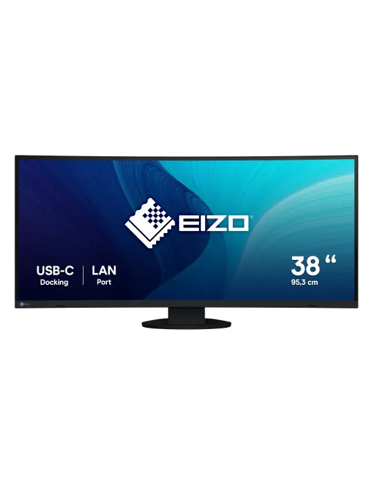 EIZO FlexScan EV3895 monitor 37,5" Curvo UltraWide per progettazione CAD e 3D - NERO
