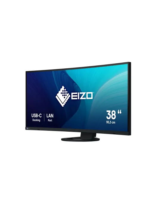 EIZO FlexScan EV3895 monitor 37,5" Curvo UltraWide per progettazione CAD e 3D - NERO