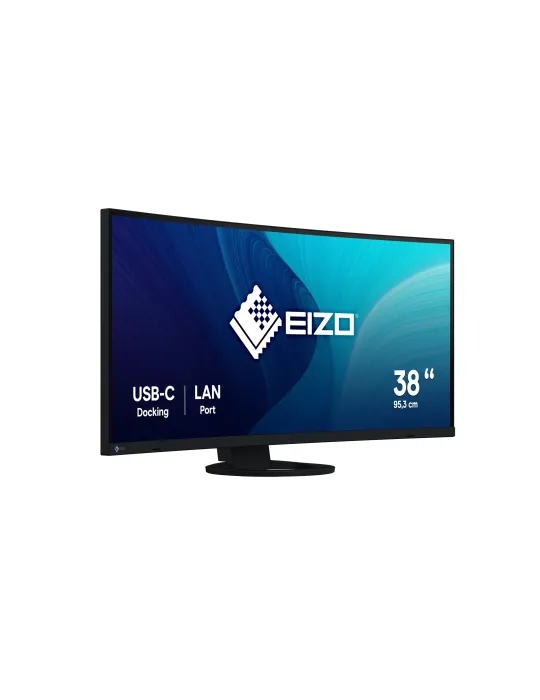 EIZO FlexScan EV3895 monitor 37,5" Curvo UltraWide per progettazione CAD e 3D - NERO
