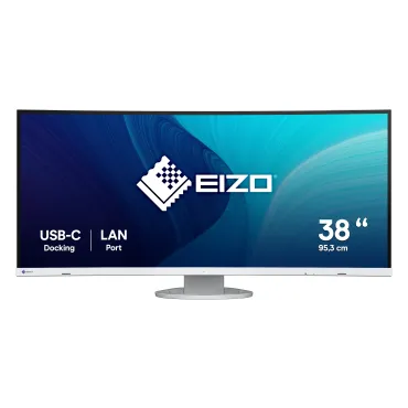 EIZO FlexScan EV3895 monitor 37,5" Curvo UltraWide per progettazione CAD e 3D - BIANCO