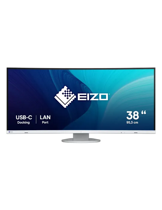 EIZO FlexScan EV3895 monitor 37,5" Curvo UltraWide per progettazione CAD e 3D - BIANCO