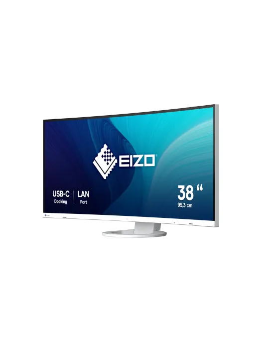 EIZO FlexScan EV3895 monitor 37,5" Curvo UltraWide per progettazione CAD e 3D - BIANCO