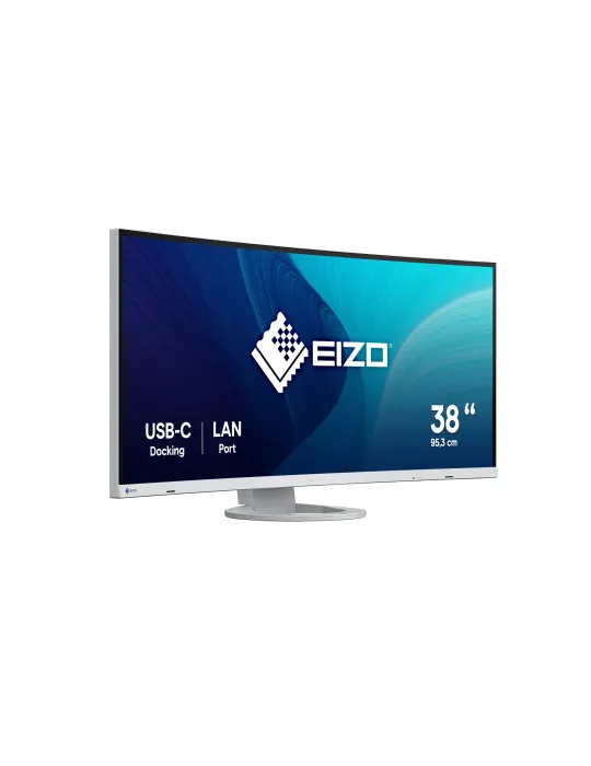 EIZO FlexScan EV3895 monitor 37,5" Curvo UltraWide per progettazione CAD e 3D - BIANCO