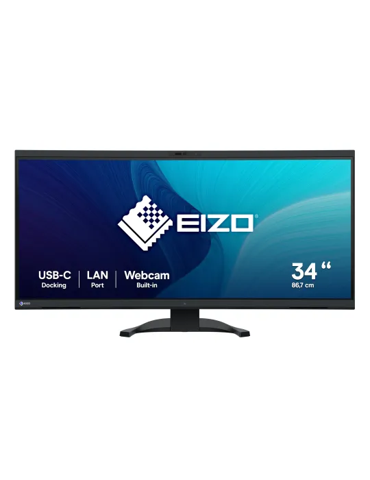 EIZO FlexScan EV3450XC monitor 34,1" Curvo UltraWide per progettazione CAD e 3D - NERO