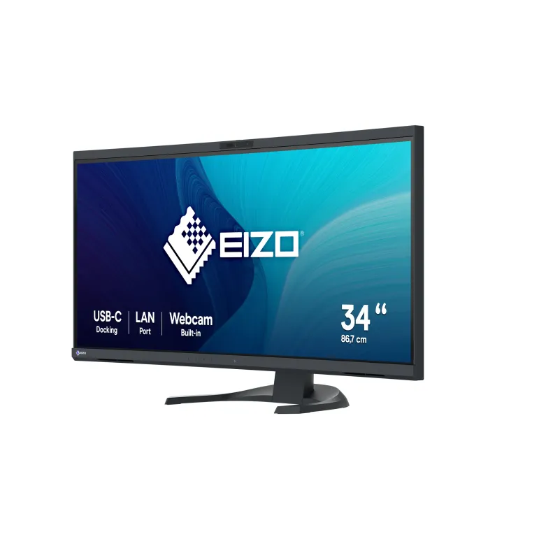 EIZO FlexScan EV3450XC monitor 34,1" Curvo UltraWide per progettazione CAD e 3D - NERO