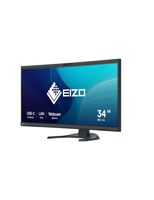 EIZO FlexScan EV3450XC monitor 34,1" Curvo UltraWide per progettazione CAD e 3D - NERO
