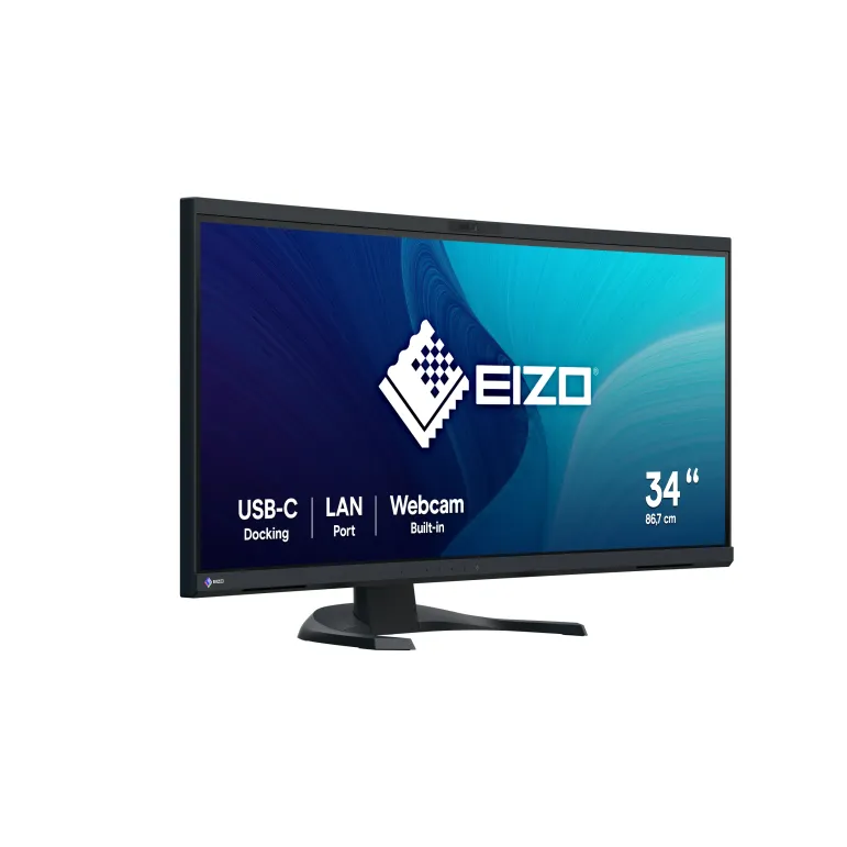 EIZO FlexScan EV3450XC monitor 34,1" Curvo UltraWide per progettazione CAD e 3D - NERO