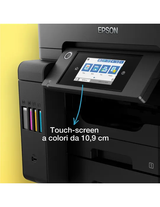 Epson EcoTank ET-5855 Stampante Multifunzione A4, Wi-Fi, con serbatoi di inchiostro, scansione, copia e fax