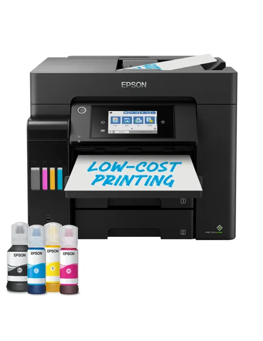 Epson EcoTank ET-5855 Stampante Multifunzione A4, Wi-Fi, con serbatoi di inchiostro, scansione, copia e fax