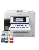 Epson EcoTank ET-5885 Stampante Multifunzione A4, Wi-Fi, con serbatoi di inchiostro, scansione, copia e fax