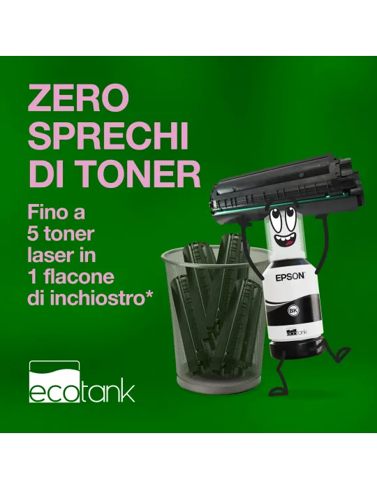 Epson EcoTank ET-M3180 Stampante monocromatica multifunzione A4 Wi-Fi con serbatoi di inchiostro