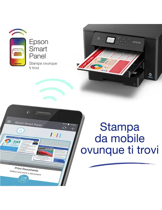 Epson WorkForce WF-7310DTW Stampante inkjet A3+ WI-FI fronte retro