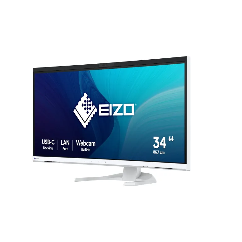 EIZO FlexScan EV3450XC monitor 34,1" Curvo UltraWide per progettazione CAD e 3D - BIANCO