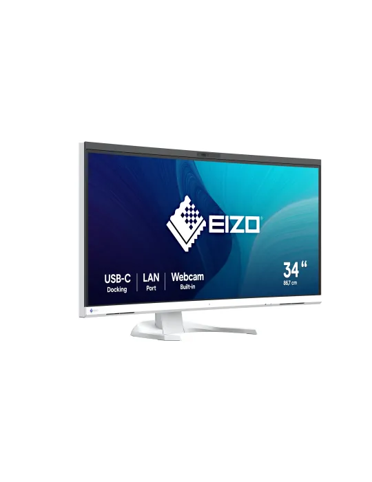 EIZO FlexScan EV3450XC monitor 34,1" Curvo UltraWide per progettazione CAD e 3D - BIANCO