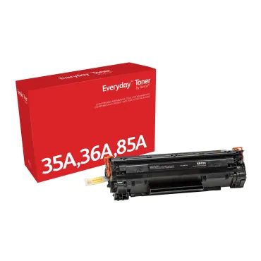 Toner Everyday™ _OEM_NAME_ Nero di Xerox compatibile con HP 35A 36A 85A (CB435A  CB436A  CE285A), Capacità standard