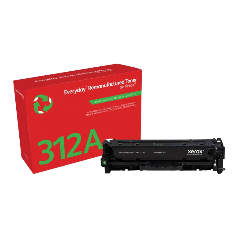Toner rigenerato Everyday™ di Xerox Nero compatibile con HP 312A (CF380A), Capacità standard