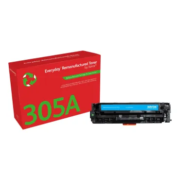 Toner rigenerato Everyday™ di Xerox Ciano compatibile con HP 305A (CE411A), Capacità standard