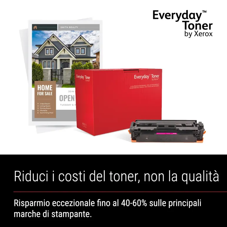 Toner Everyday™ _OEM_NAME_ Ciano di Xerox compatibile con HP 201X (CF401X), Alta capacità