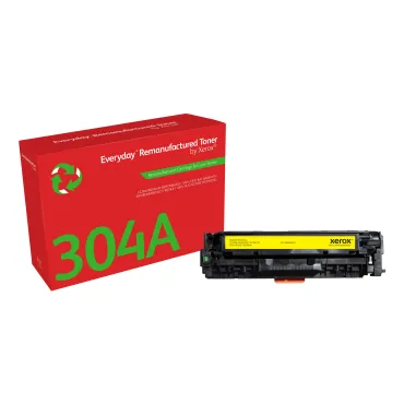 Toner rigenerato Everyday™ di Xerox Giallo compatibile con HP 304A (CC532A), Capacità standard