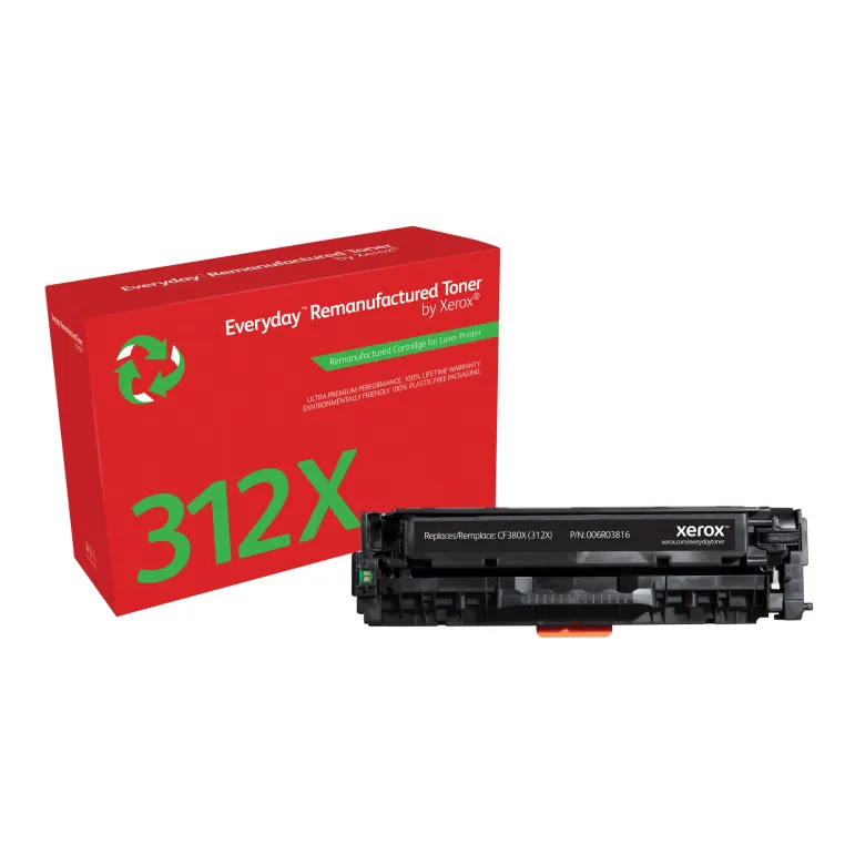 Toner rigenerato Everyday™ di Xerox Nero compatibile con HP 312X (CF380X), Alta capacità