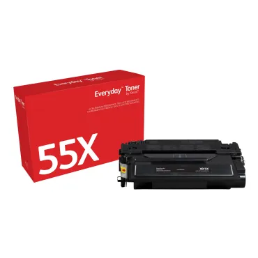 Toner Everyday™ _OEM_NAME_ Nero di Xerox compatibile con HP 55X (CE255X), Alta capacità