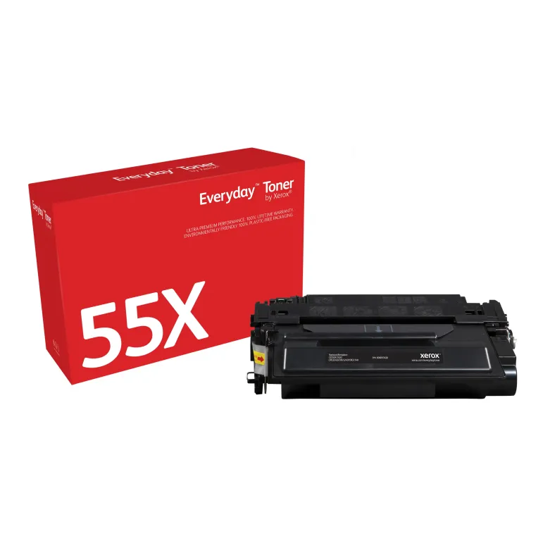 Toner Everyday™ _OEM_NAME_ Nero di Xerox compatibile con HP 55X (CE255X), Alta capacità