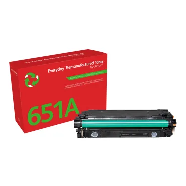 Toner rigenerato Everyday™ di Xerox Nero compatibile con HP 651A 650A 307A (CE340A CE270A CE740A), Capacità standard