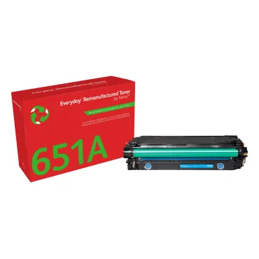 Toner rigenerato Everyday™ di Xerox Ciano compatibile con HP 651A 650A 307A (CE341A CE271A CE741A), Capacità standard
