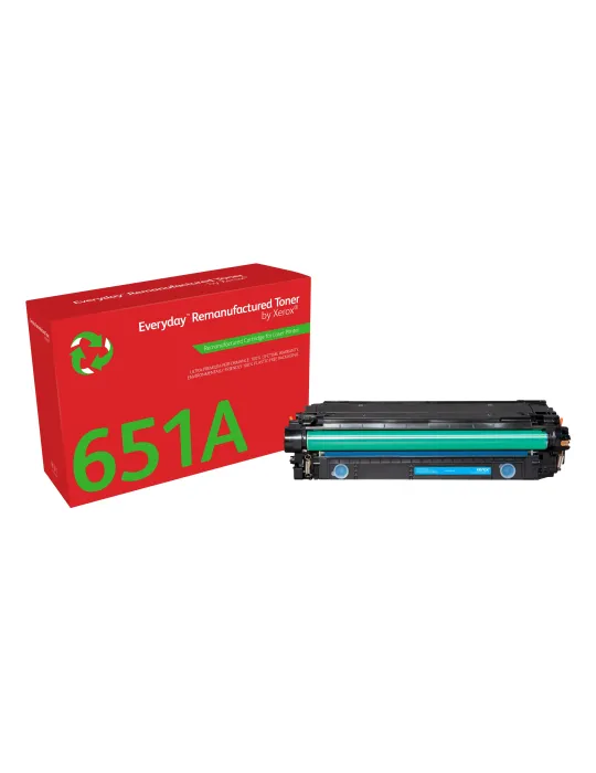 Toner rigenerato Everyday™ di Xerox Ciano compatibile con HP 651A 650A 307A (CE341A CE271A CE741A), Capacità standard