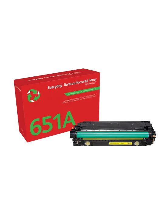 Toner rigenerato Everyday™ di Xerox Giallo compatibile con HP 651A 650A 307A (CE342A CE272A CE742A), Capacità standard
