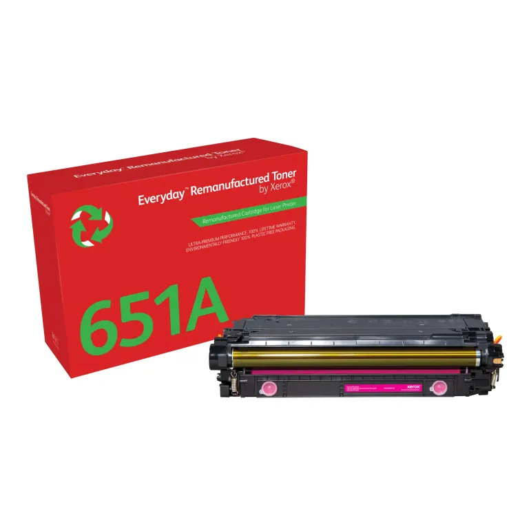 Toner rigenerato Everyday™ di Xerox Magenta compatibile con HP 651A 650A 307A (CE343A CE273A CE743A), Capacità standard