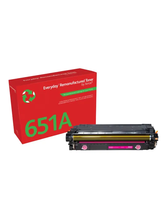 Toner rigenerato Everyday™ di Xerox Magenta compatibile con HP 651A 650A 307A (CE343A CE273A CE743A), Capacità standard