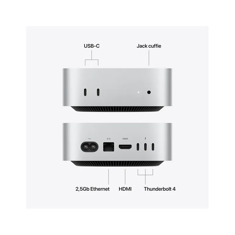 Apple Mac mini M6 CPU 12-Core, GPU 12-Core, 24GB URAM, 512GB SSD