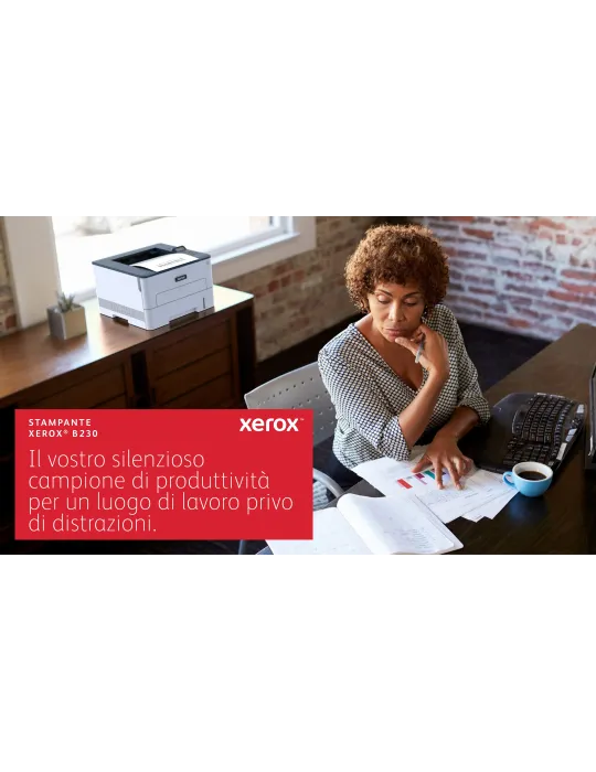 Xerox B230 DNI stampante laser A4 monocromatica, WI-FI, 34 ppm