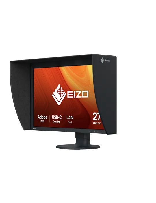 EIZO ColorEdge CG2700S monitor 27" WQHD per post-produzione e video-editing (Superior Model) - NERO