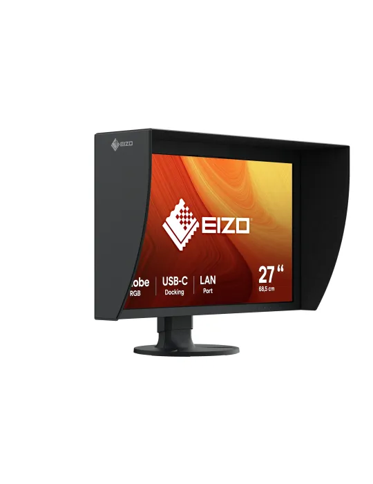 EIZO ColorEdge CG2700S monitor 27" WQHD per post-produzione e video-editing (Superior Model) - NERO