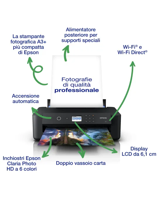 Epson Expression Photo HD XP-15000 Stampante fotografica compatta A3+