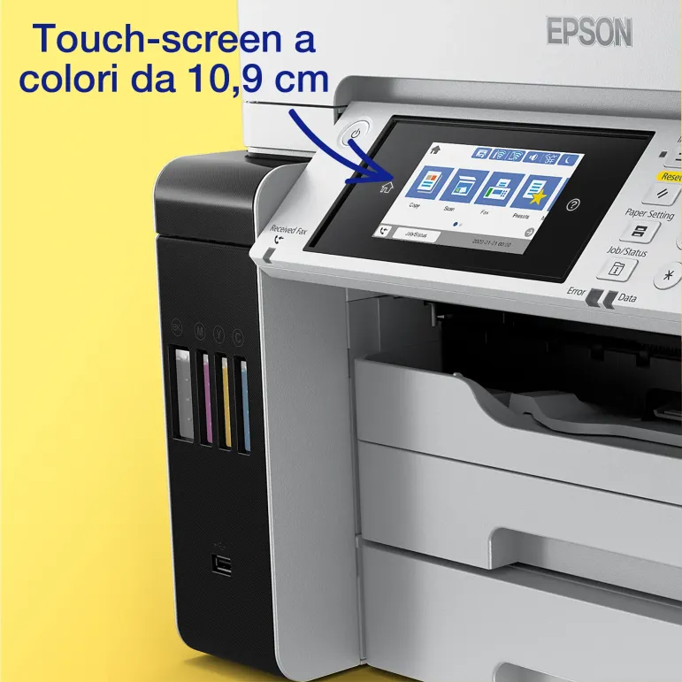 Epson EcoTank ET-16685 stampante multifunzione A3+, Wi-Fi, con serbatoi di inchiostro, scansione, copia e fax