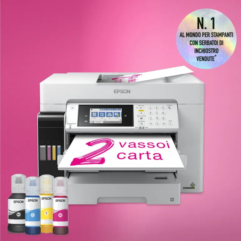 Epson EcoTank ET-16685 stampante multifunzione A3+, Wi-Fi, con serbatoi di inchiostro, scansione, copia e fax