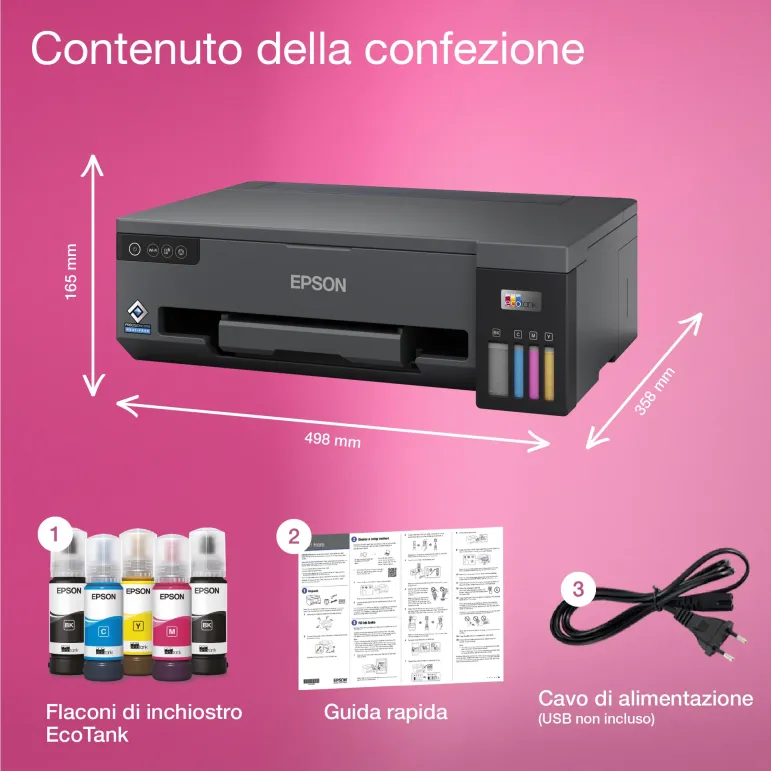 Epson EcoTank ET-14100 Stampante A3 Wi-Fi con serbatoi di inchiostro