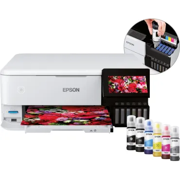 Epson EcoTank ET-8500 Stampante multifunzione fotografica con serbatoi di inchiostro Wi-Fi A4