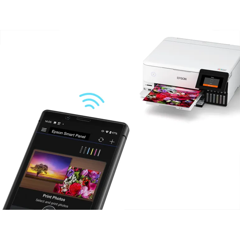 Epson EcoTank ET-8500 Stampante multifunzione fotografica con serbatoi di inchiostro Wi-Fi A4