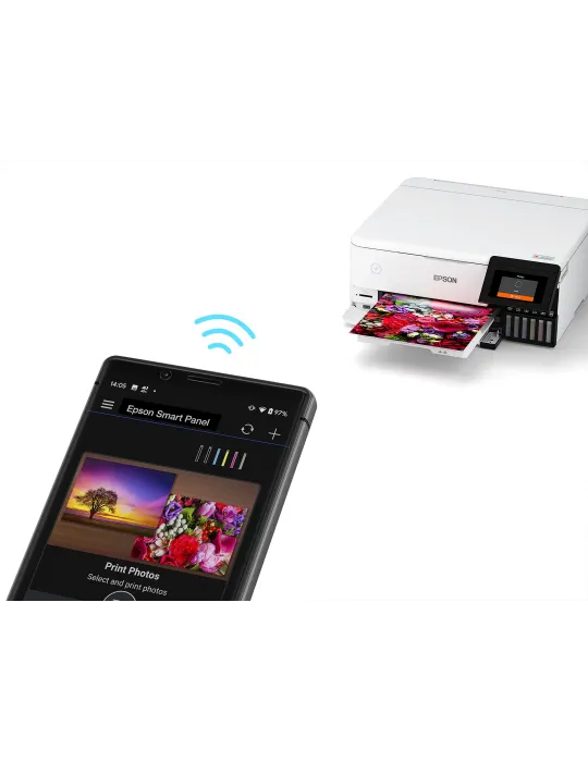 Epson EcoTank ET-8500 Stampante multifunzione fotografica con serbatoi di inchiostro Wi-Fi A4