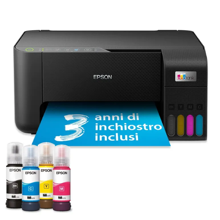 Epson EcoTank ET-2860 stampante multifunzione A4 Wi-Fi con serbatoi di inchiostro